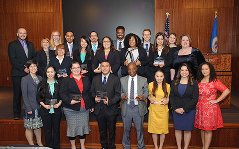 Travelers EDGE students and educators standing for a group photo.