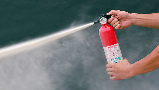 Fire extinguisher.