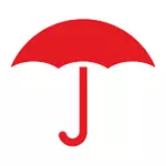 Travelers red umbrella