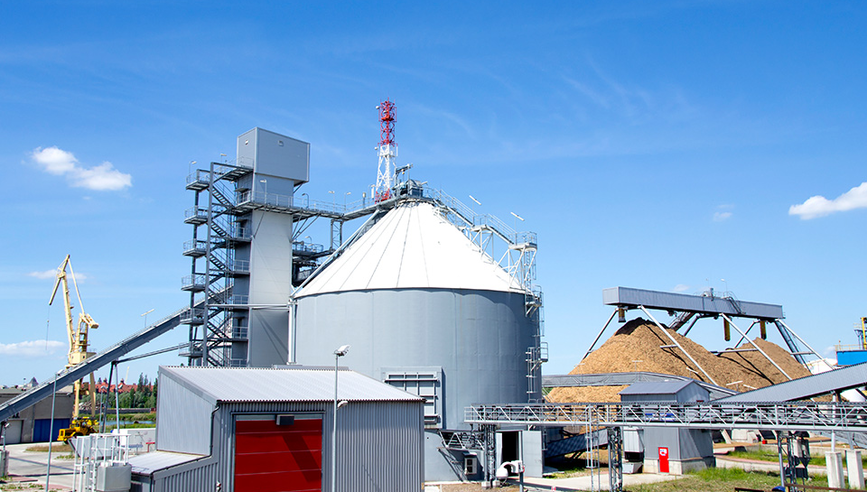 Biomass power generation facility.