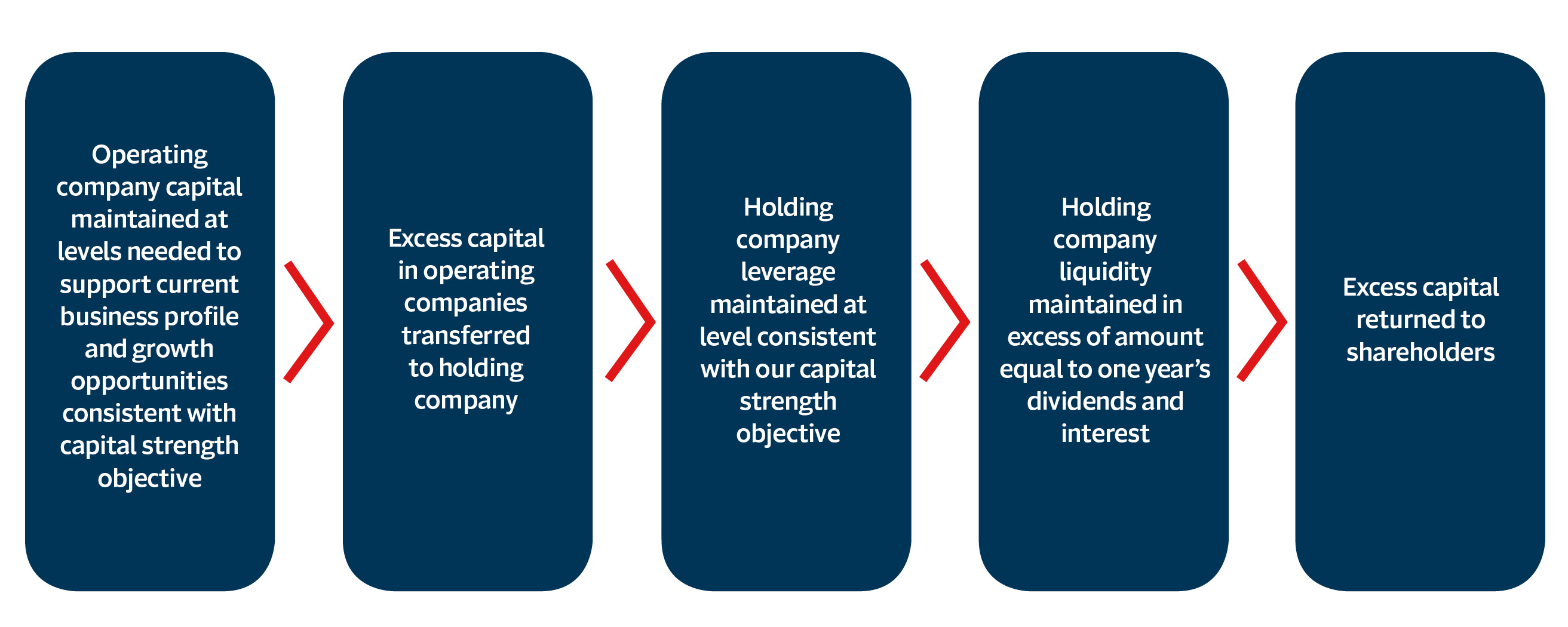 Balanced Approach to Capital Management, see description below