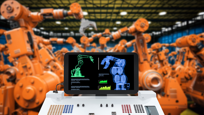 Connected manufacturing robotics.