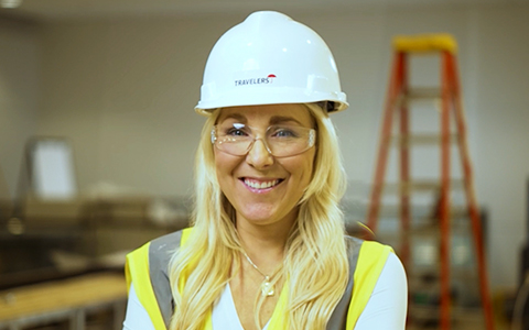 A headshot of a Travelers employee, Kailey.