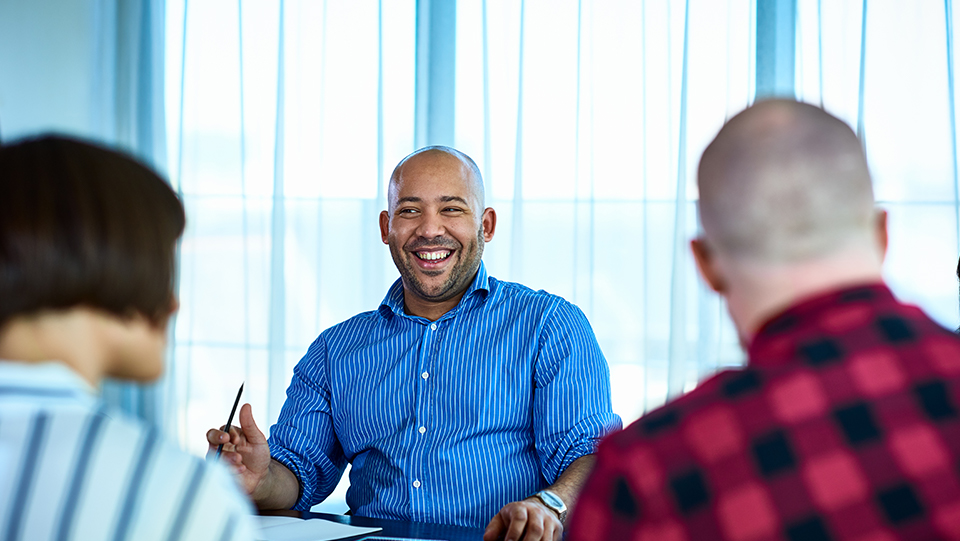 Business Meeting with 3 People