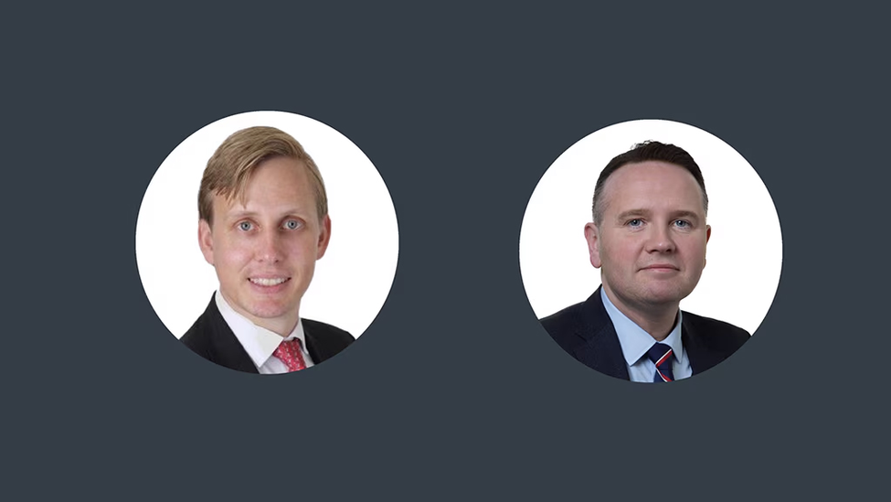 Matt Waller, formerly of Corvus and now head of the combined cyber underwriting team at Travelers Europe, and Chris McMurray, managing director for cyber at Travelers Europe