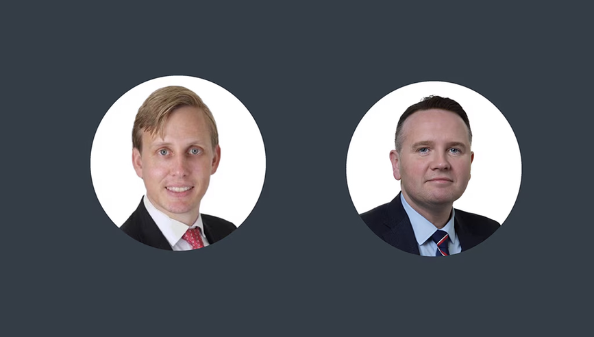 Matt Waller, formerly of Corvus and now head of the combined cyber underwriting team at Travelers Europe, and Chris McMurray, managing director for cyber at Travelers Europe