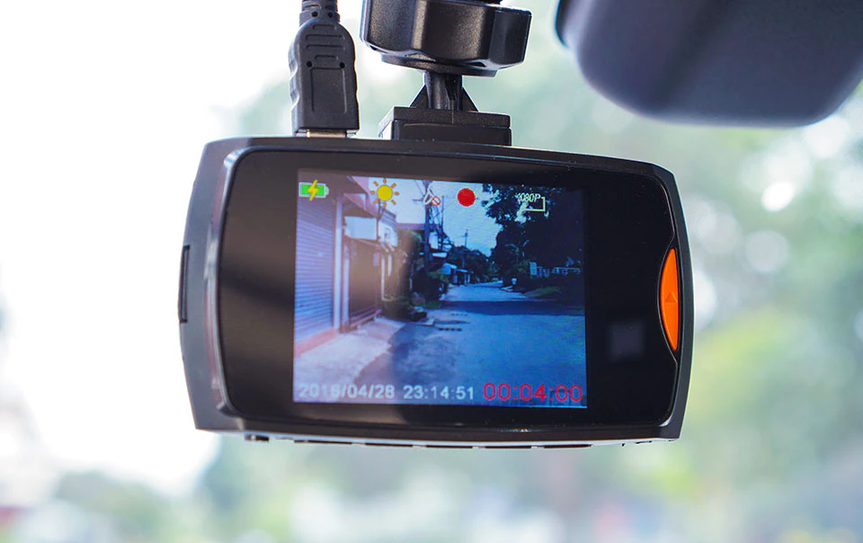 Dashboard camera.