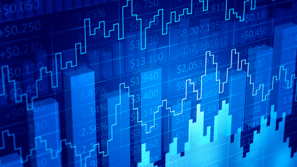 3d model of a financial diagram