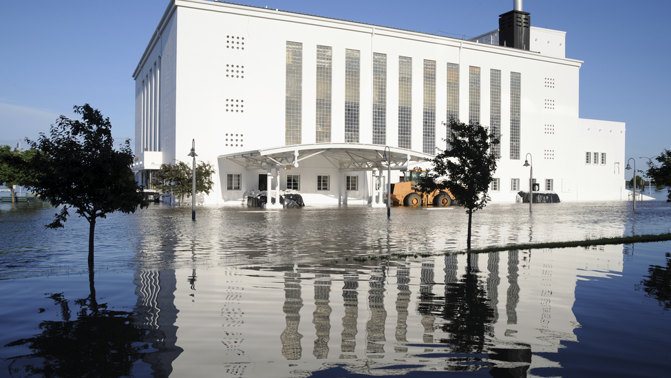 Flooded Building