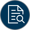Document with magnifying glass icon