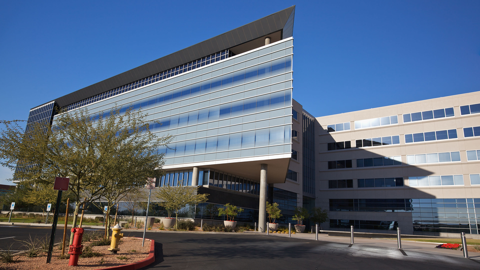 Healthcare office buildings in an office park 