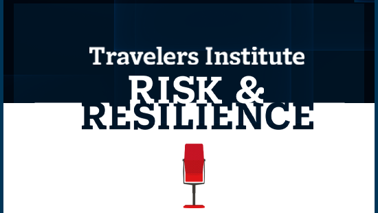 Travelers Institute Risk & Resilience podcast logo