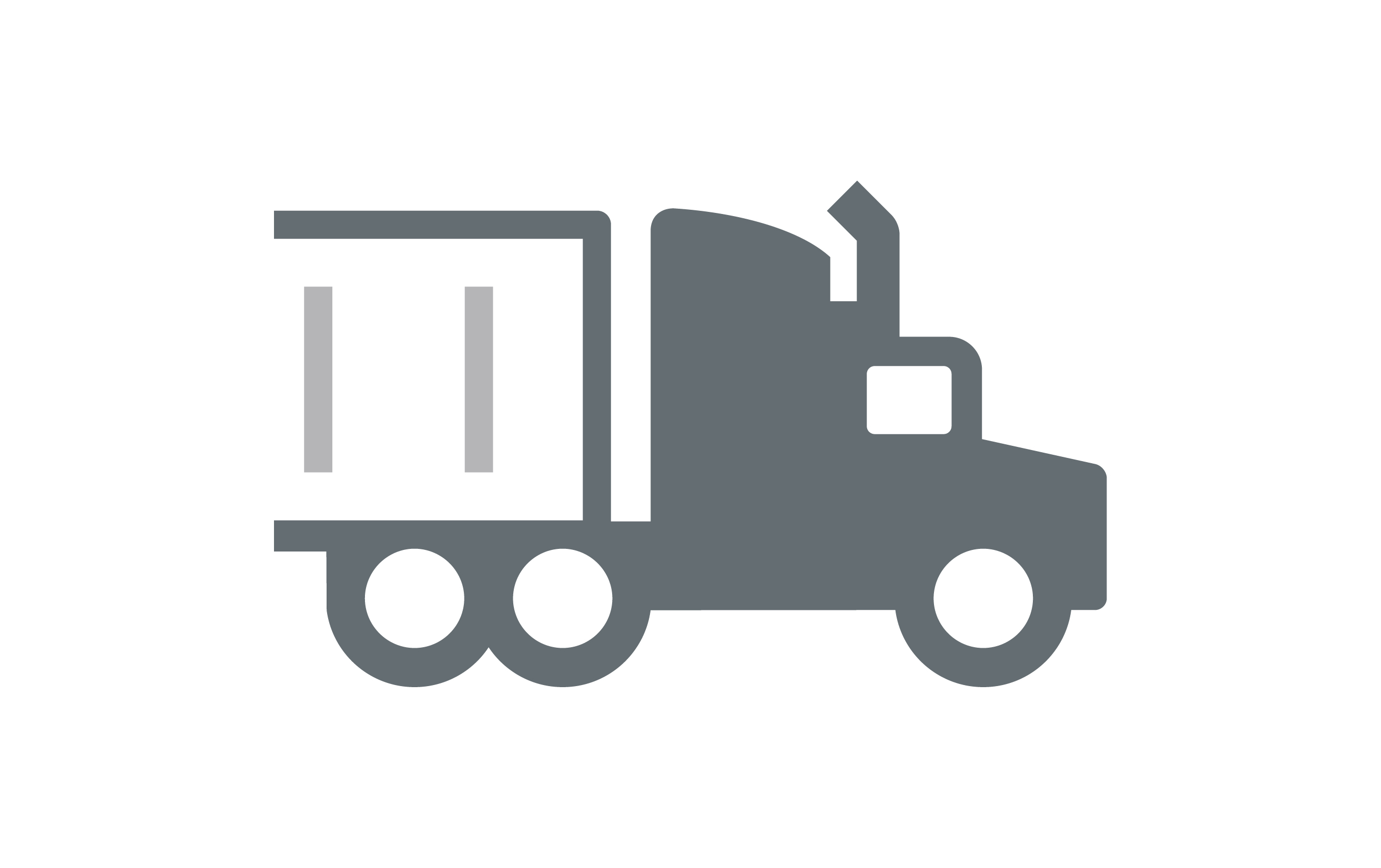 Icon depicting a transport truck.