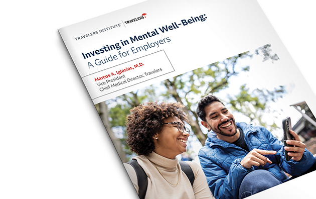 Cover of whitepaper Investing in Mental Well-Being